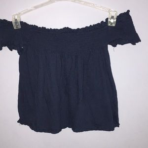 Off the shoulder crop top